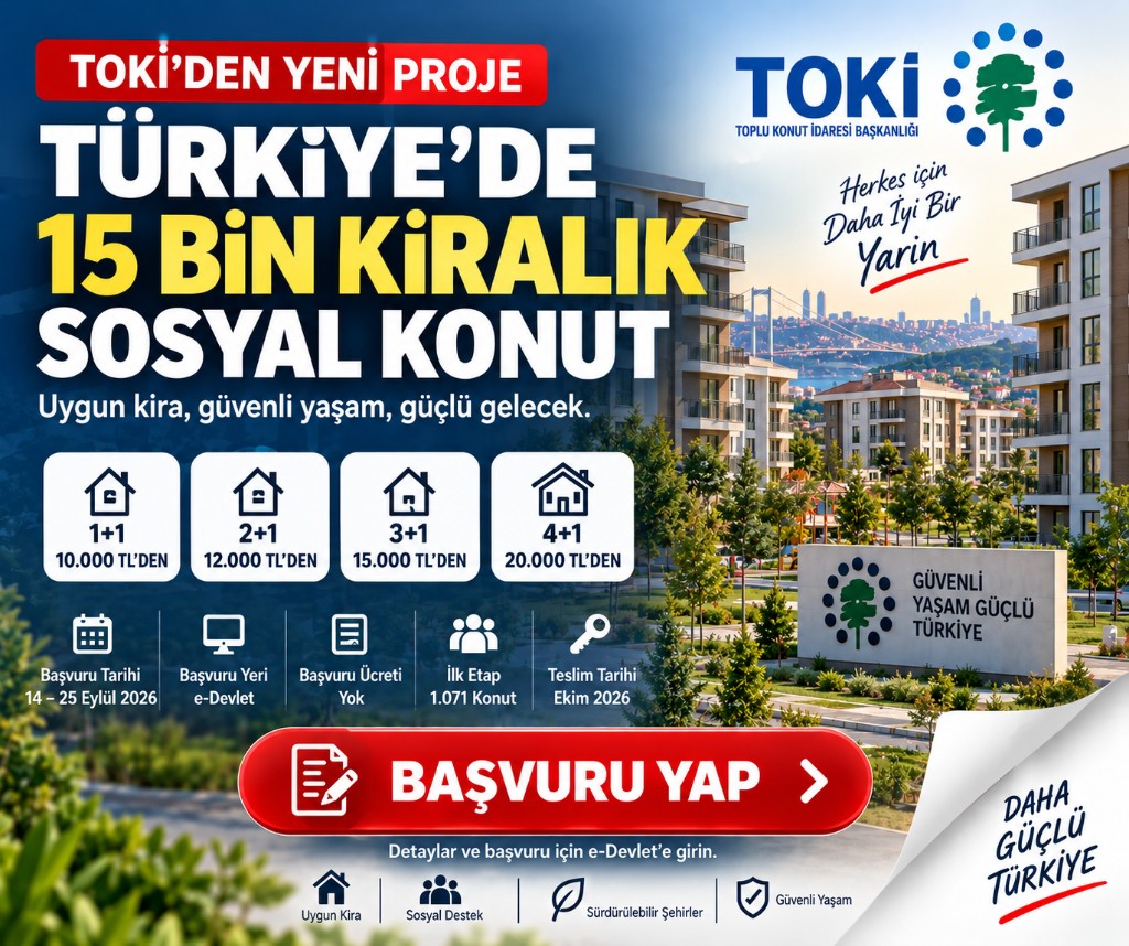TOKİ Kiralık Sosyal Konut